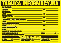 Tablica informacyjna 