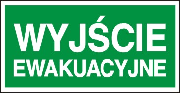 znaki ewakuacyjne
